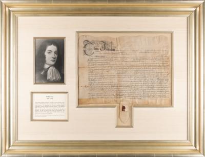 Lot #148 William Penn Document Signed - Image 3