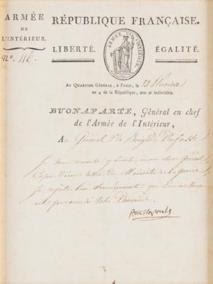 Lot #344 Napoleon Document Signed - Image 2