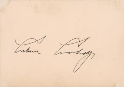 Lot #63 Calvin Coolidge Signature - Image 1