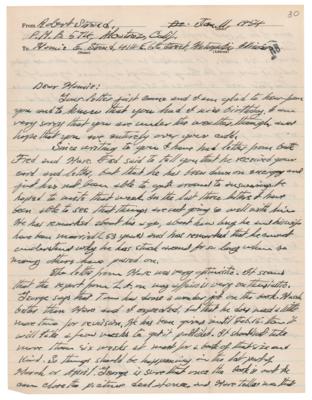 Lot #302 Robert Stroud Autograph Letter Signed on His Biography - Image 1