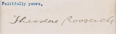 Lot #116 Theodore Roosevelt Signature - Image 2