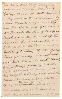 Lot #172 Charles Darwin Letter Signed on "the new English edition of The Origin" - Image 4