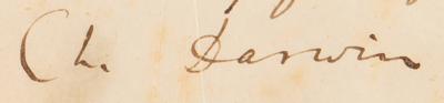 Lot #172 Charles Darwin Letter Signed on "the new English edition of The Origin" - Image 6