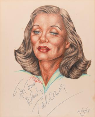 Lot #759 J. Fred Johnson Collection of (60+) Signed Classic Hollywood Actress Sketches - Image 11