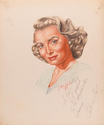 Lot #759 J. Fred Johnson Collection of (60+) Signed Classic Hollywood Actress Sketches - Image 17