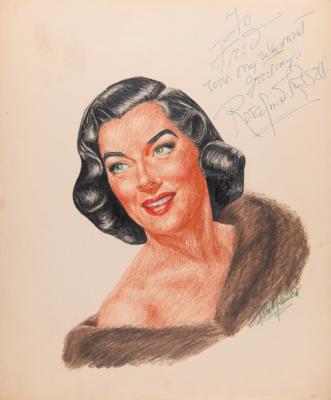 Lot #759 J. Fred Johnson Collection of (60+) Signed Classic Hollywood Actress Sketches - Image 18