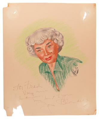 Lot #759 J. Fred Johnson Collection of (60+) Signed Classic Hollywood Actress Sketches - Image 26