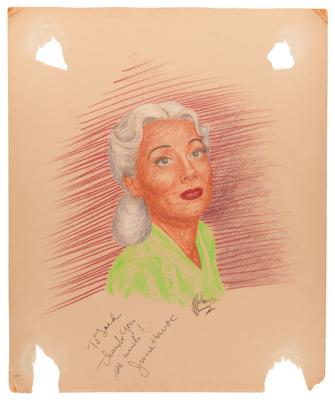 Lot #759 J. Fred Johnson Collection of (60+) Signed Classic Hollywood Actress Sketches - Image 27