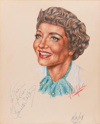 Lot #759 J. Fred Johnson Collection of (60+) Signed Classic Hollywood Actress Sketches - Image 3