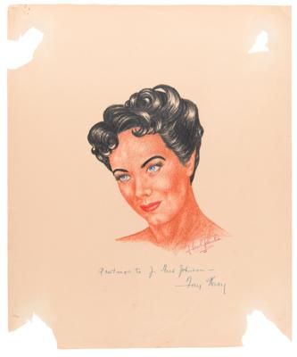 Lot #759 J. Fred Johnson Collection of (60+) Signed Classic Hollywood Actress Sketches - Image 39