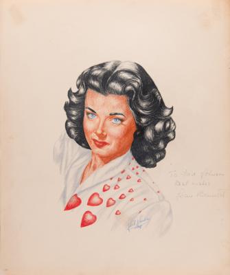 Lot #759 J. Fred Johnson Collection of (60+) Signed Classic Hollywood Actress Sketches - Image 40