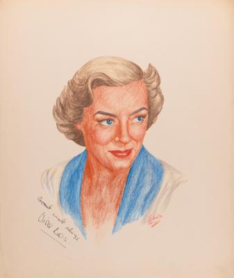 Lot #759 J. Fred Johnson Collection of (60+) Signed Classic Hollywood Actress Sketches - Image 41