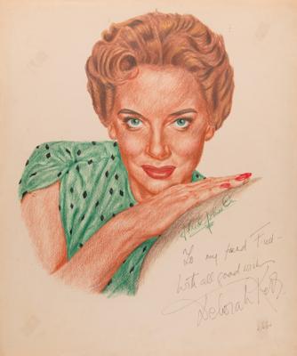 Lot #759 J. Fred Johnson Collection of (60+) Signed Classic Hollywood Actress Sketches - Image 44