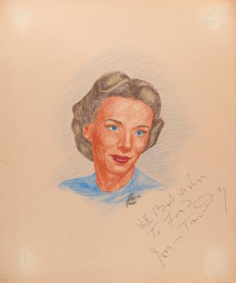 Lot #759 J. Fred Johnson Collection of (60+) Signed Classic Hollywood Actress Sketches - Image 45