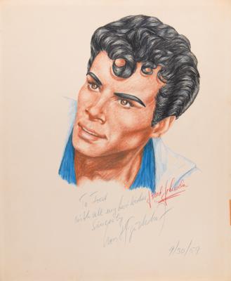 Lot #759 J. Fred Johnson Collection of (60+) Signed Classic Hollywood Actress Sketches - Image 48