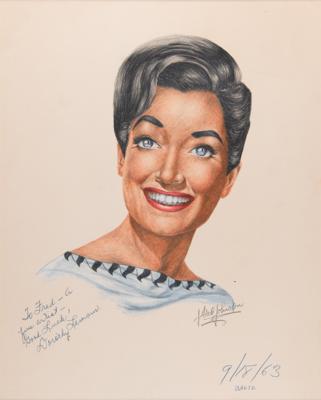 Lot #759 J. Fred Johnson Collection of (60+) Signed Classic Hollywood Actress Sketches - Image 53