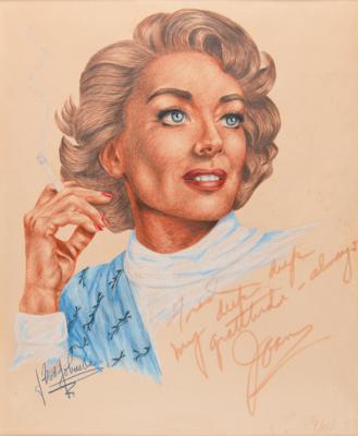 Lot #759 J. Fred Johnson Collection of (60+) Signed Classic Hollywood Actress Sketches - Image 6