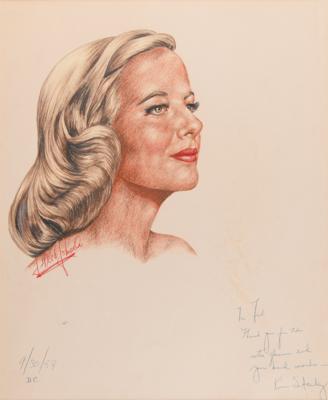 Lot #759 J. Fred Johnson Collection of (60+) Signed Classic Hollywood Actress Sketches - Image 55