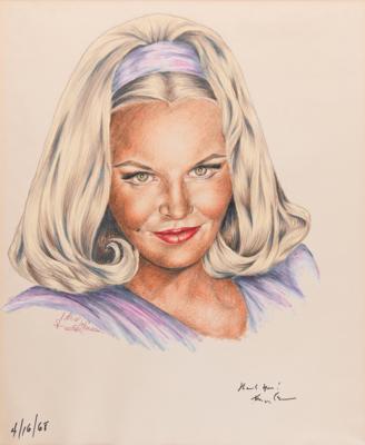 Lot #759 J. Fred Johnson Collection of (60+) Signed Classic Hollywood Actress Sketches - Image 61