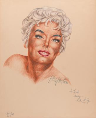 Lot #759 J. Fred Johnson Collection of (60+) Signed Classic Hollywood Actress Sketches - Image 69