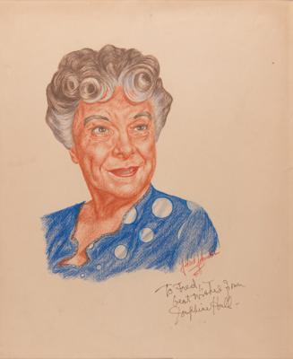 Lot #759 J. Fred Johnson Collection of (60+) Signed Classic Hollywood Actress Sketches - Image 8