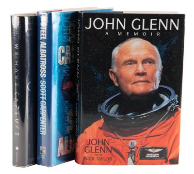 Lot #426 Astronauts: Scott Carpenter, John Glenn, and Tom Stafford (3) Signed Books - Image 1