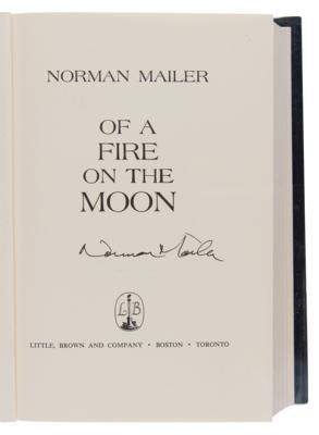 Lot #626 Norman Mailer Signed Book - Of a Fire on the Moon - Image 4