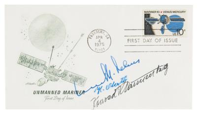 Lot #535 Rocket Scientists: Debus, Oberth, Dannenberg, and Huzel (2) Signed Items - Image 1