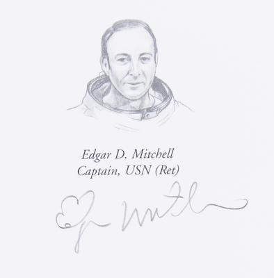 Lot #531 Moonwalkers: Alan Bean, Gene Cernan, and Edgar Mitchell Signed Limited Edition Print - 'Hello Universe' - Image 4
