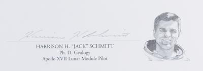 Lot #532 Moonwalkers: Alan Bean, Gene Cernan, and Harrison Schmitt Signed Limited Edition Print - 'Right Stuff Field Geologists' - Image 4