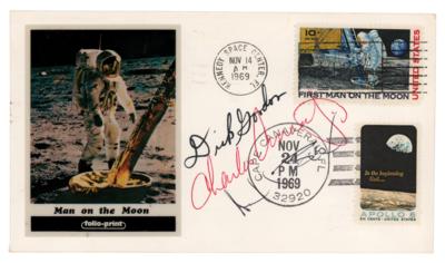 Lot #402 Apollo 12 Signed Commemorative Cover - Image 1