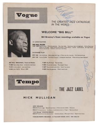 Lot #659 Big Bill Broonzy Signed 'Jazz Scene 1957' Program - Image 4