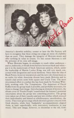 Lot #719 Motown Musicians Multi-Signed Book with (30+) Signatures - Image 2
