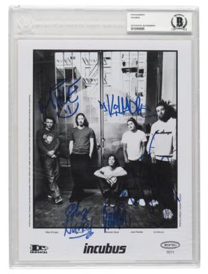 Lot #707 Incubus Signed Photograph