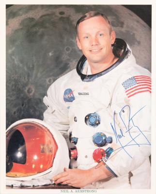 Lot #425 Neil Armstrong Signed Photograph - Image 1