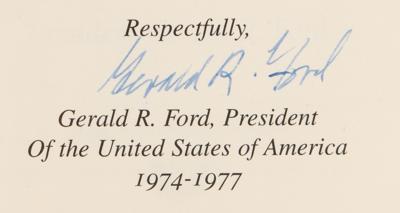 Lot #68 Gerald Ford Signed Book - Image 2