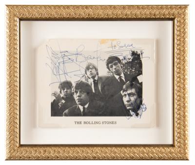 Lot #646 Rolling Stones Signed Promotional Card (1964) - Image 2