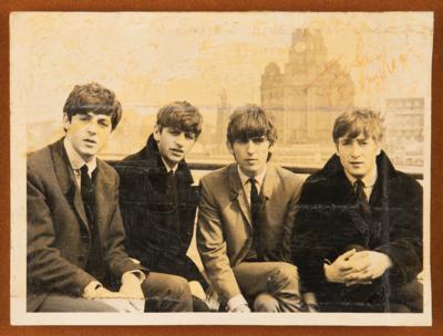 Lot #638 Beatles Signed Photograph