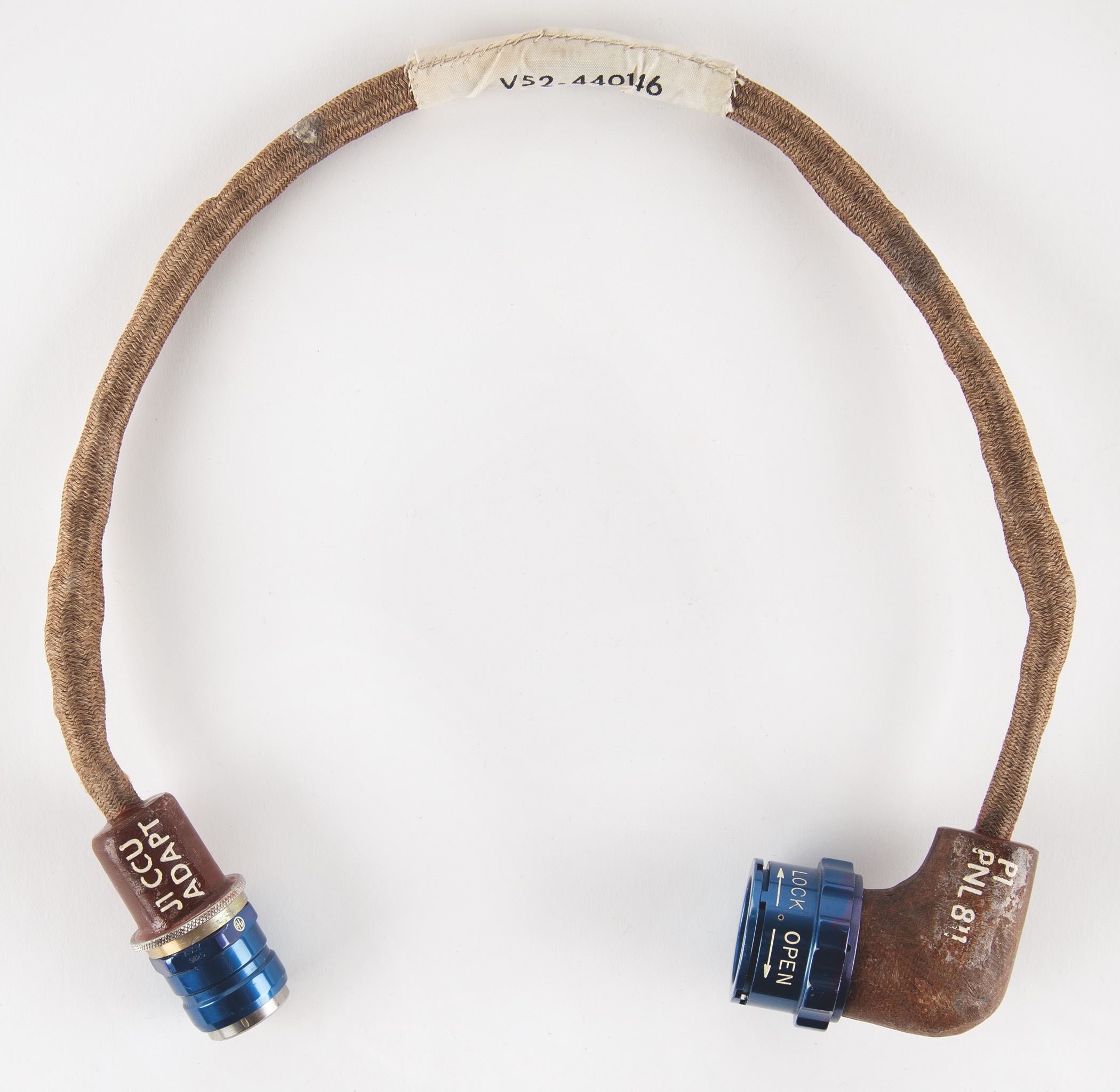 Lot #419 Apollo-era Communications Control Unit Adapter Cable - Image 2