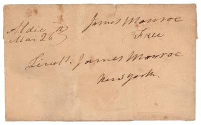 Lot #99 James Monroe Signed Free Frank to His