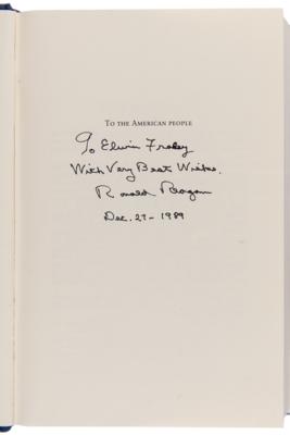Lot #105 Ronald Reagan Signed Book - Speaking My Mind - Image 4