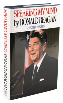 Lot #105 Ronald Reagan Signed Book - Speaking My Mind - Image 3