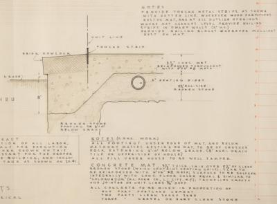 Lot #584 Frank Lloyd Wright Signed Plan for a Usonian House - Image 5