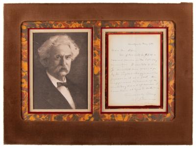 Lot #606 Samuel L. Clemens Autograph Letter Signed, Submitting to Harper's Magazine - Image 2