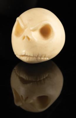 Lot #839 The Nightmare Before Christmas: Jack Skellington Prop Skull - Image 3