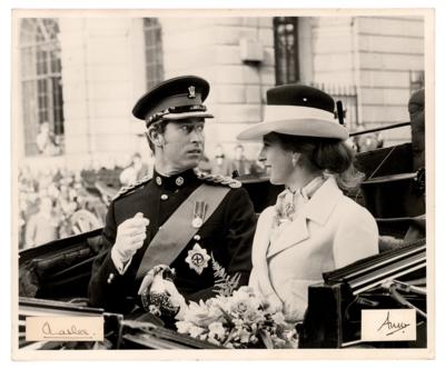 Lot #253 King Charles III and Princess Anne