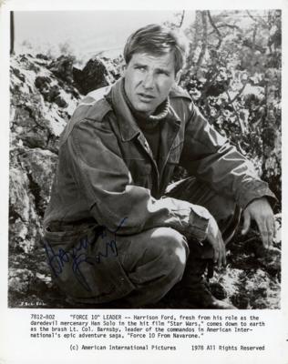 Lot #803 Harrison Ford Signed Photograph