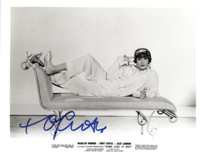 Lot #788 Tony Curtis Signed Photograph