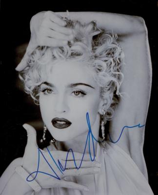 Lot #748 Madonna Signed Photograph