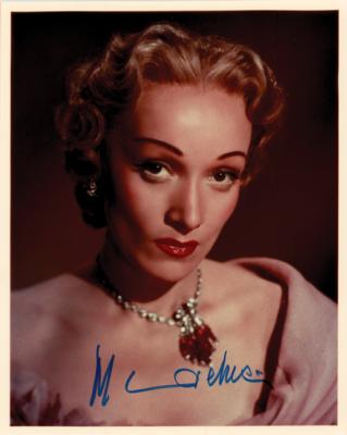 Lot #793 Marlene Dietrich Signed Photograph